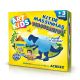 Kit De Massinhas Dinossauros Azuis